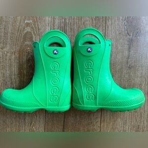 Kids Crocs rain boots size 13
